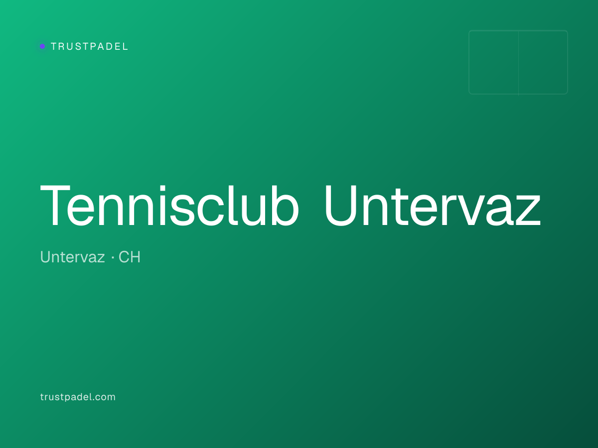 Tennisclub Untervaz padel club