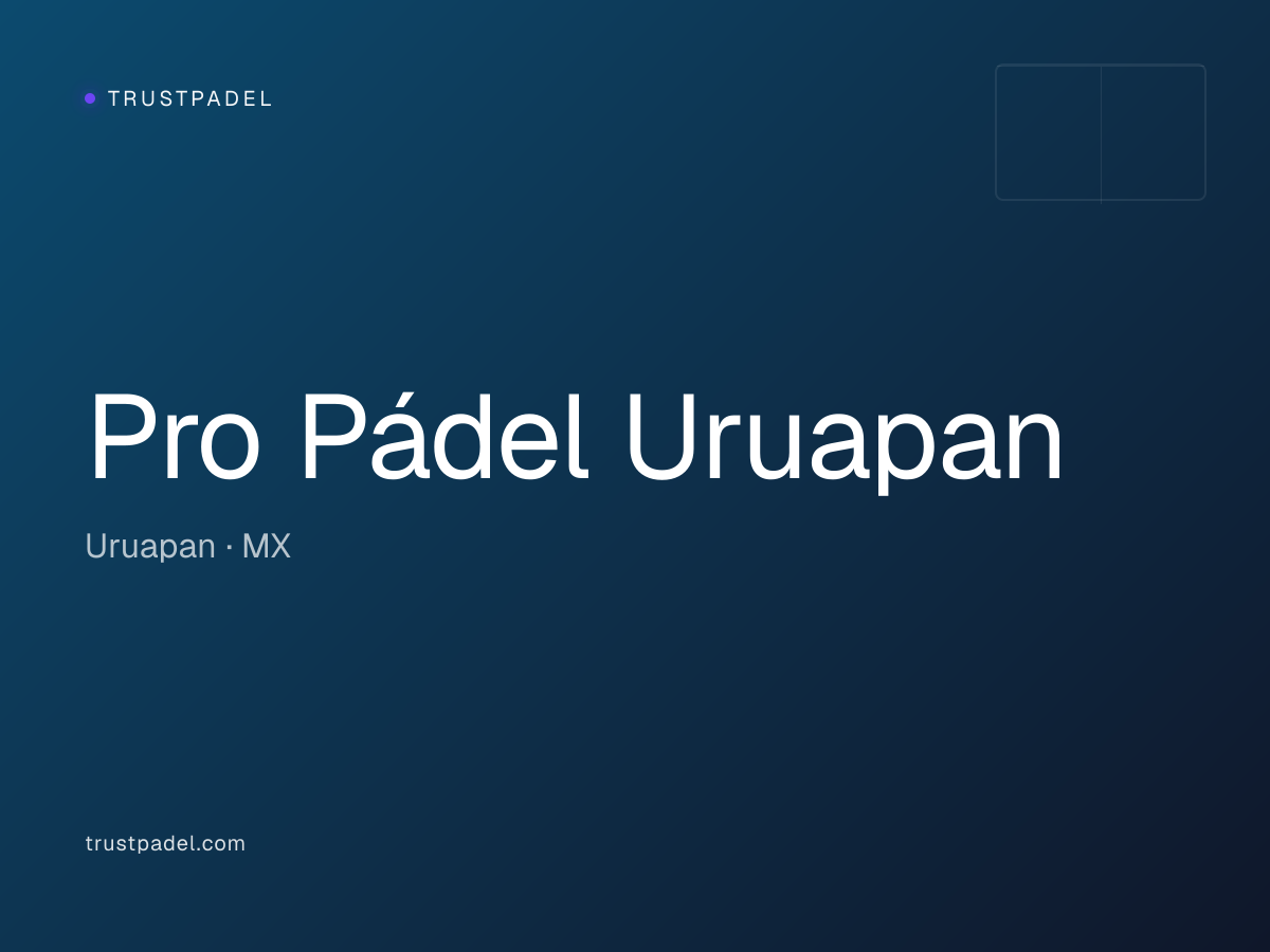 Pro Pádel Uruapan padel club