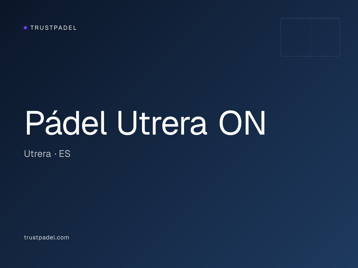 Pádel Utrera ON padel club