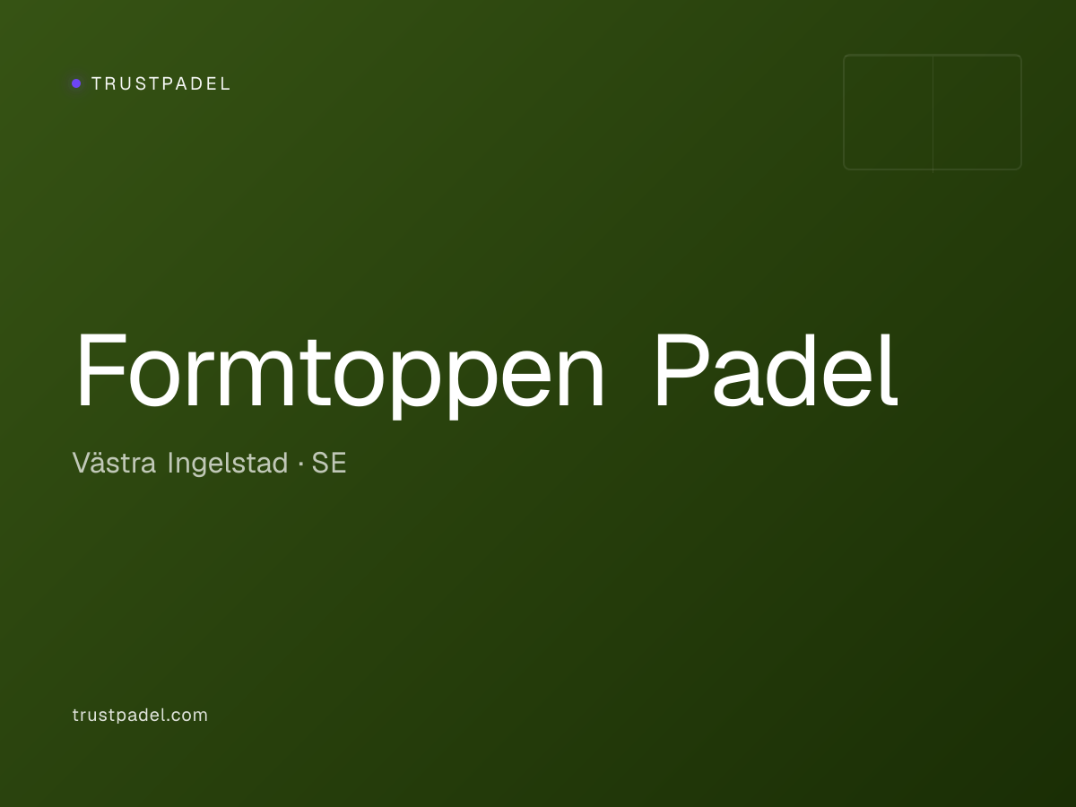 Formtoppen Padel padel club