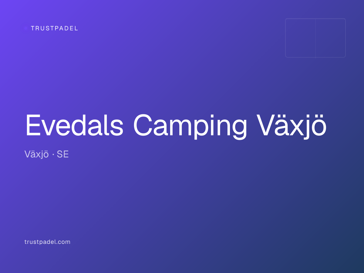 Evedals Camping Växjö padel club