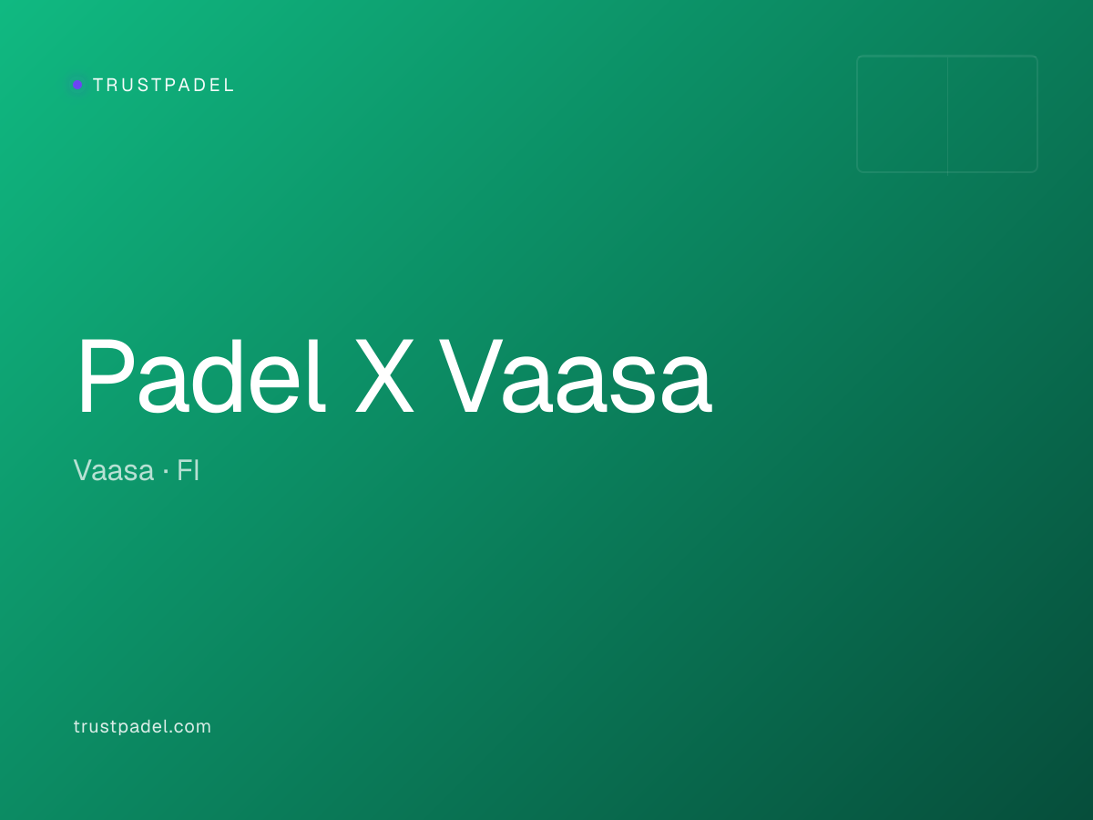 Padel X Vaasa padel club