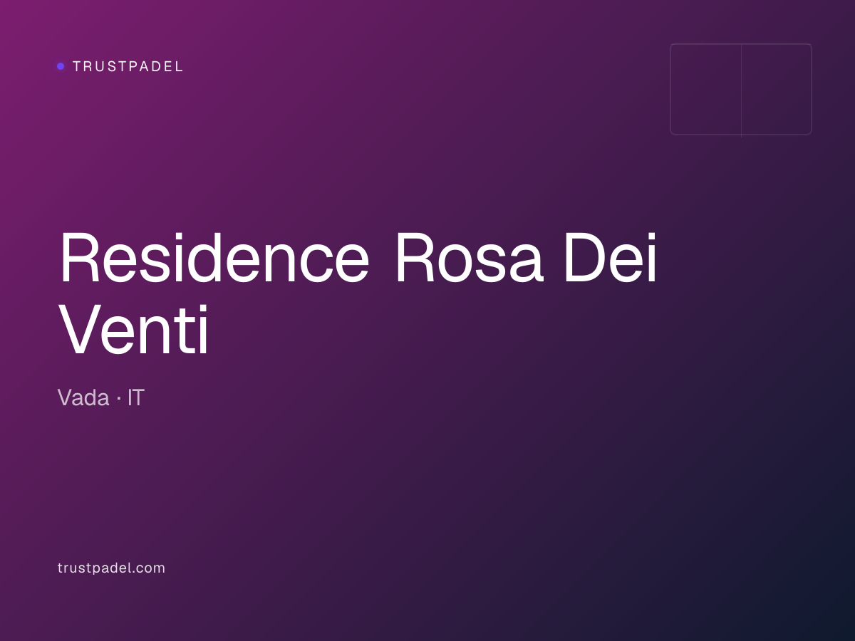 Residence Rosa Dei Venti padel club