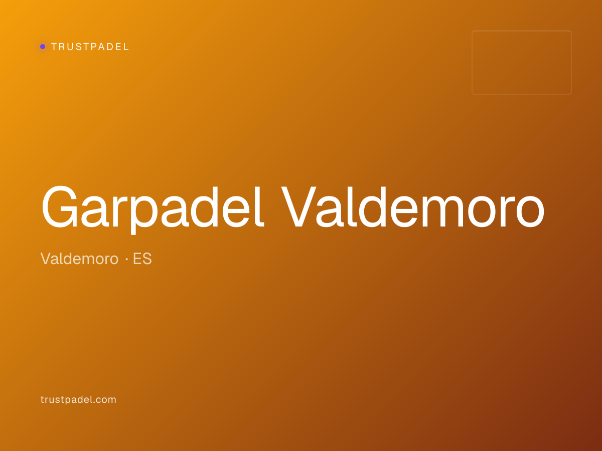 Garpadel Valdemoro padel club