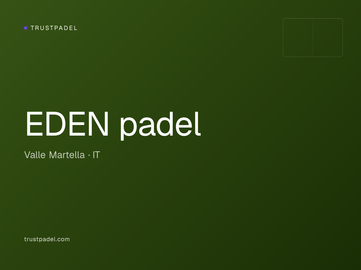 EDEN padel padel club