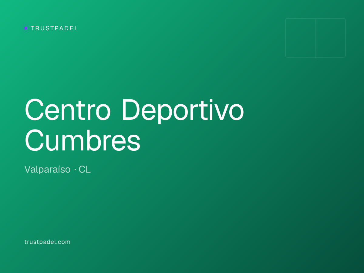 Centro Deportivo Cumbres padel club