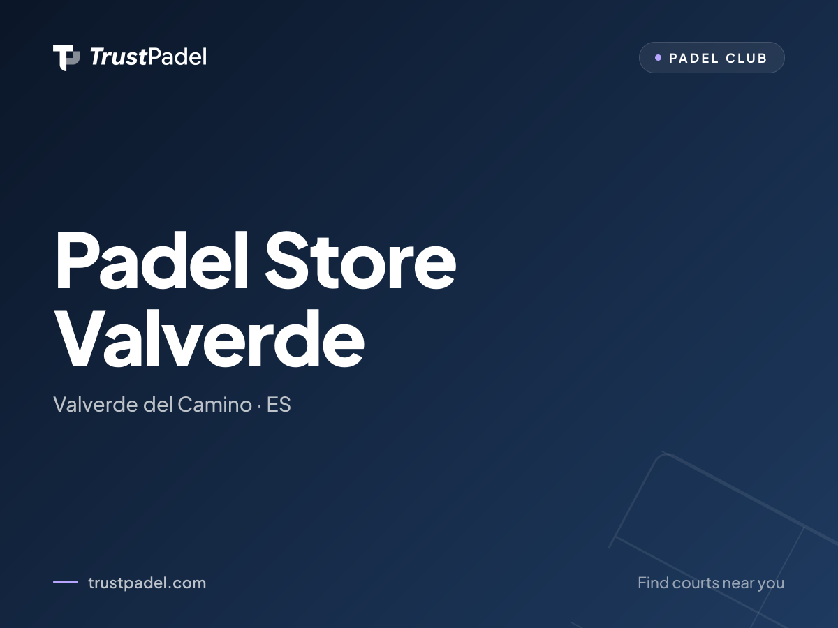 Padel Store Valverde padel club