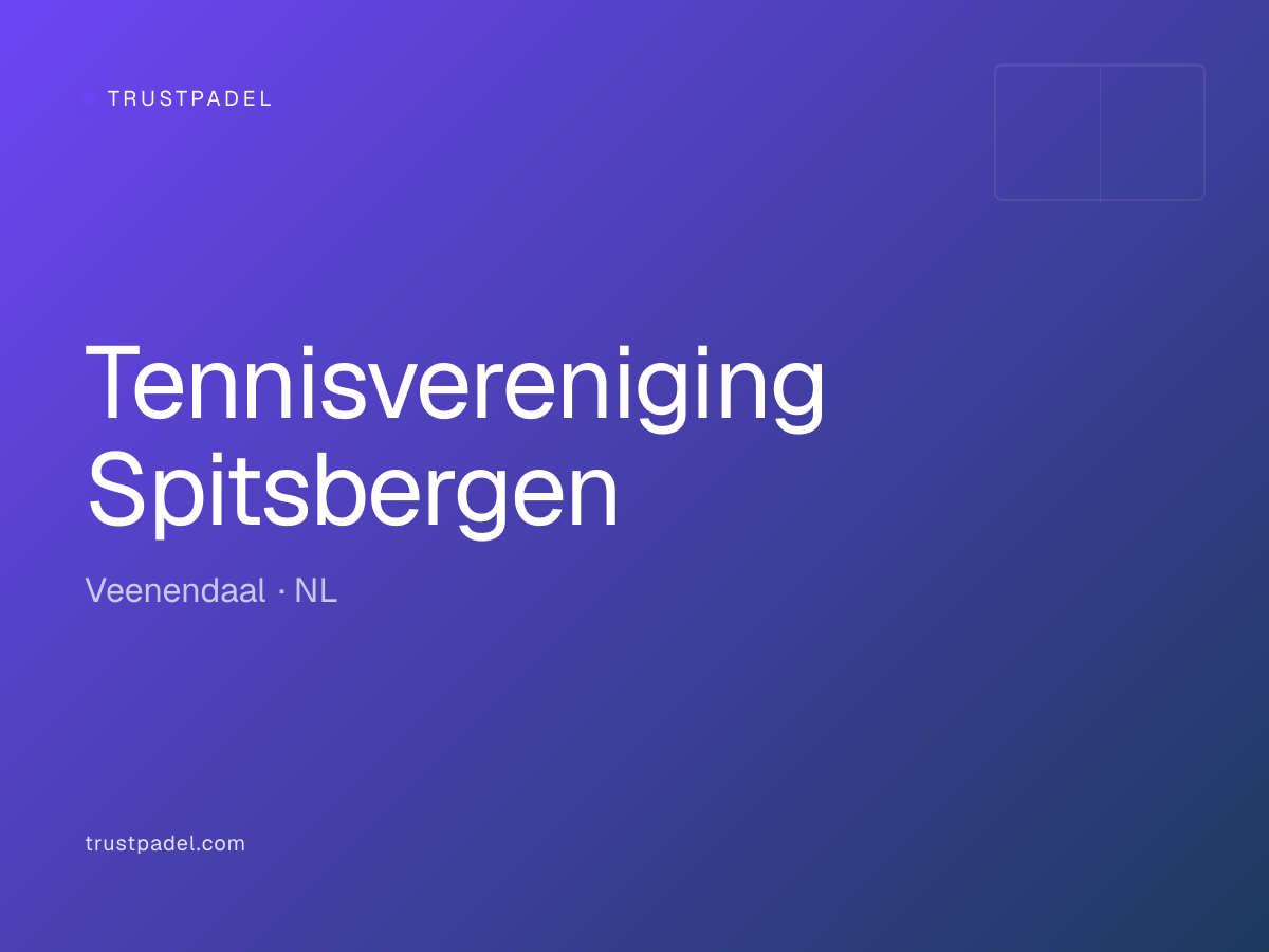Tennisvereniging Spitsbergen padel club
