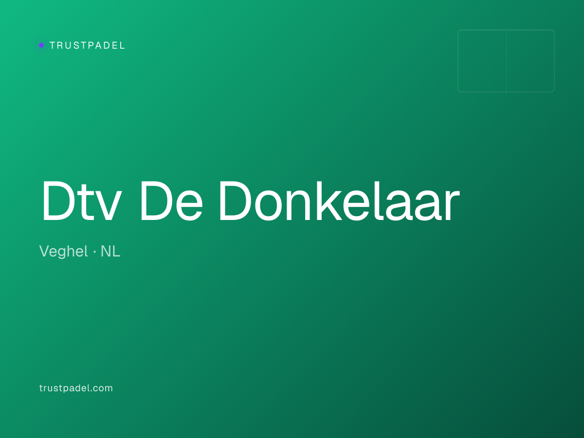 Dtv De Donkelaar padel club