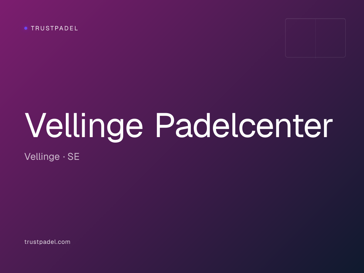 Vellinge Padelcenter padel club
