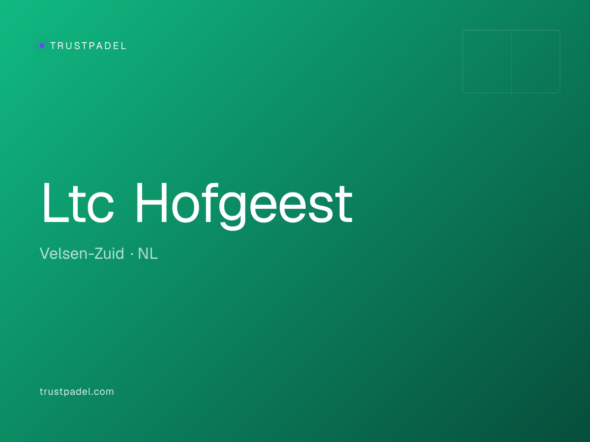 Ltc Hofgeest padel club