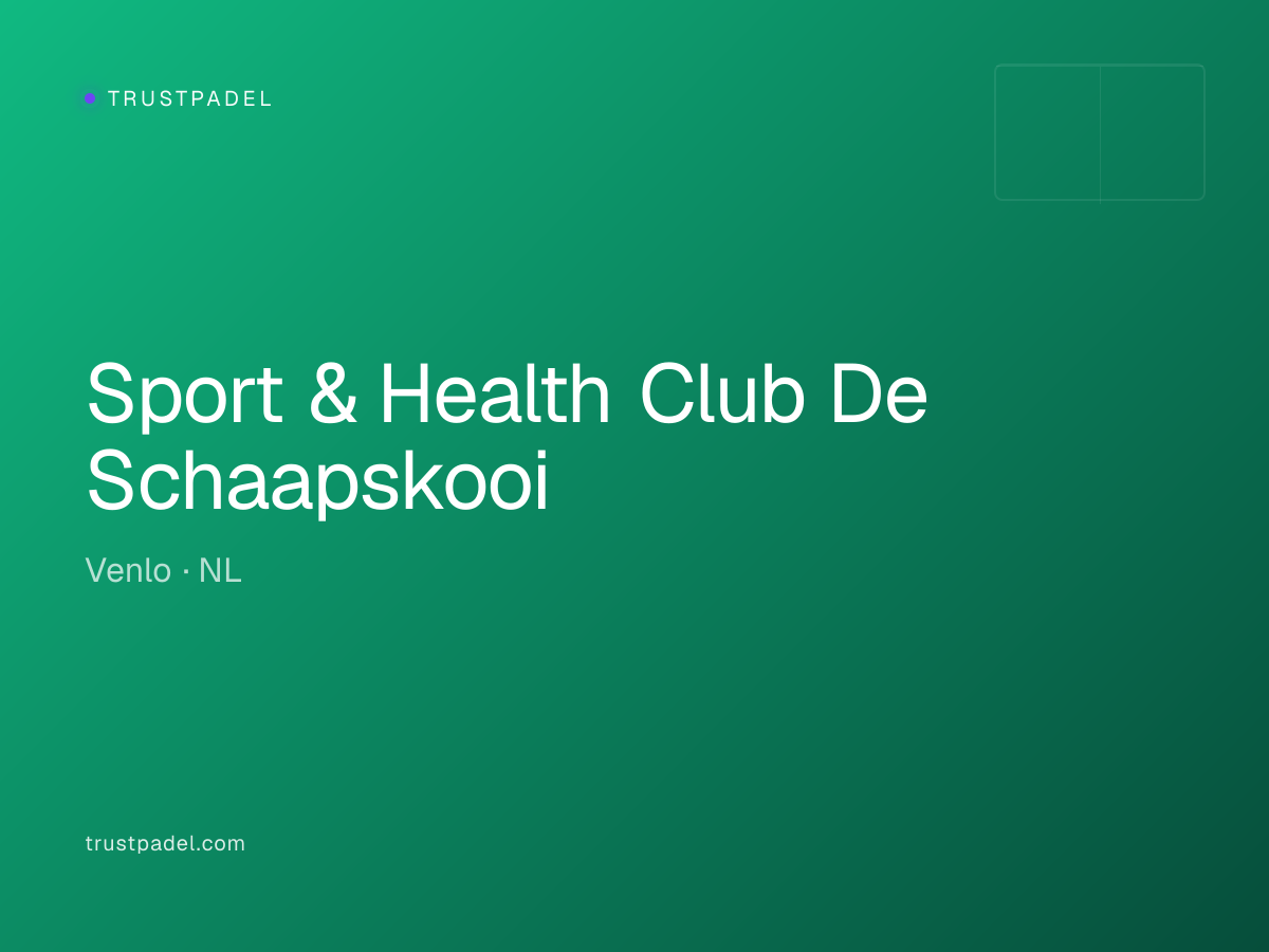 Sport & Health Club De Schaapskooi padel club