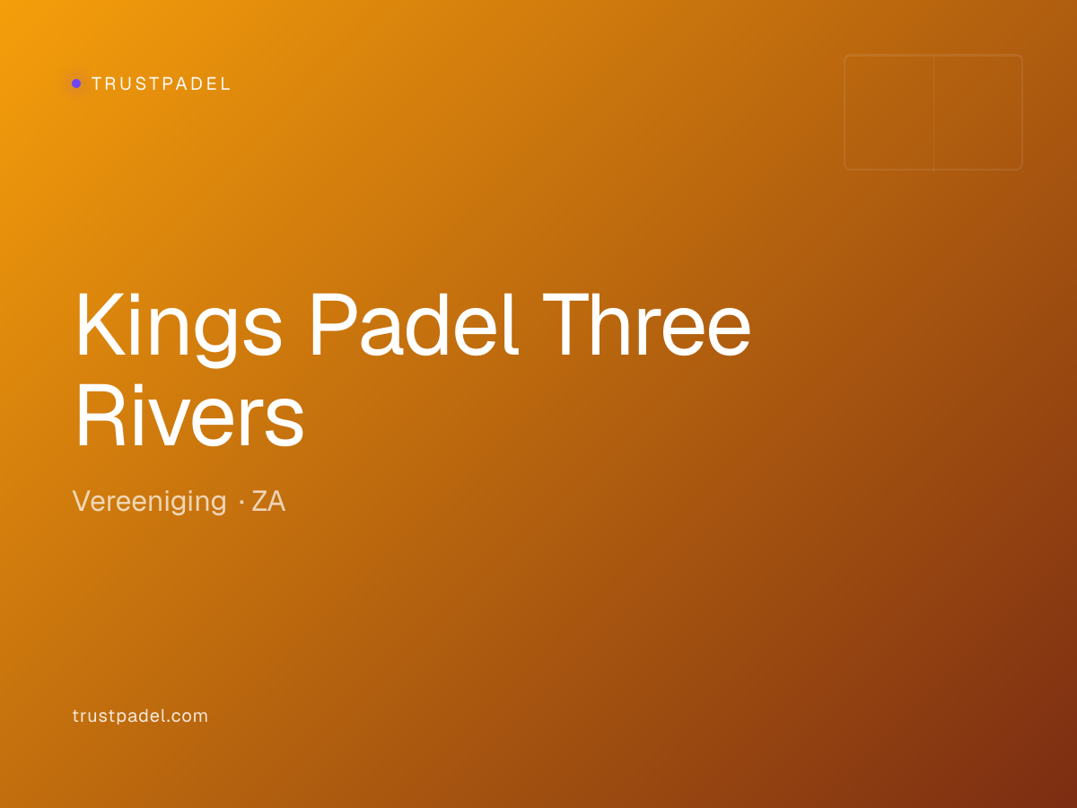 Kings Padel Three Rivers padel club