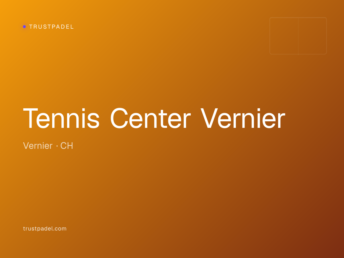 Tennis Center Vernier padel club
