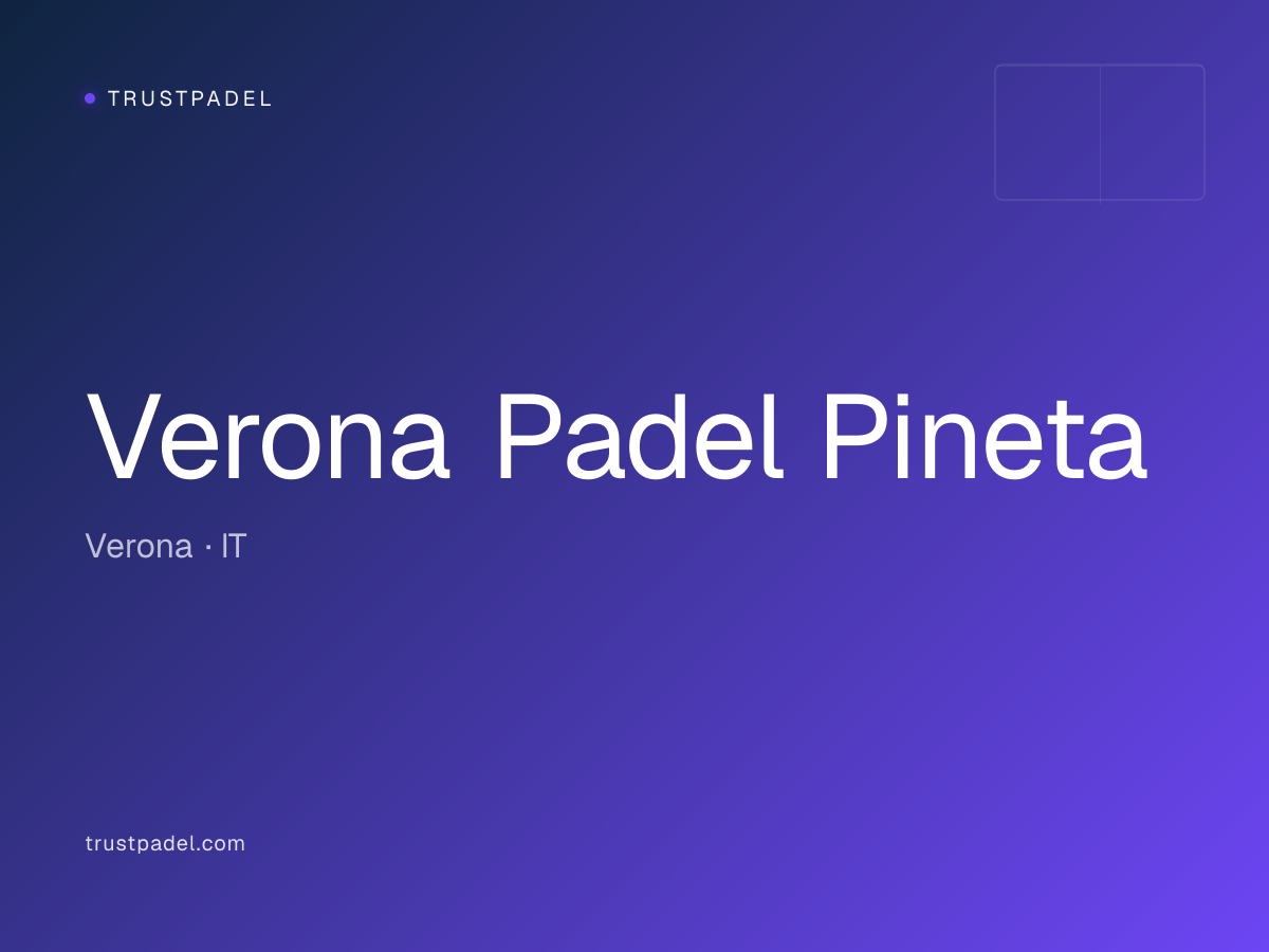 Verona Padel Pineta padel club