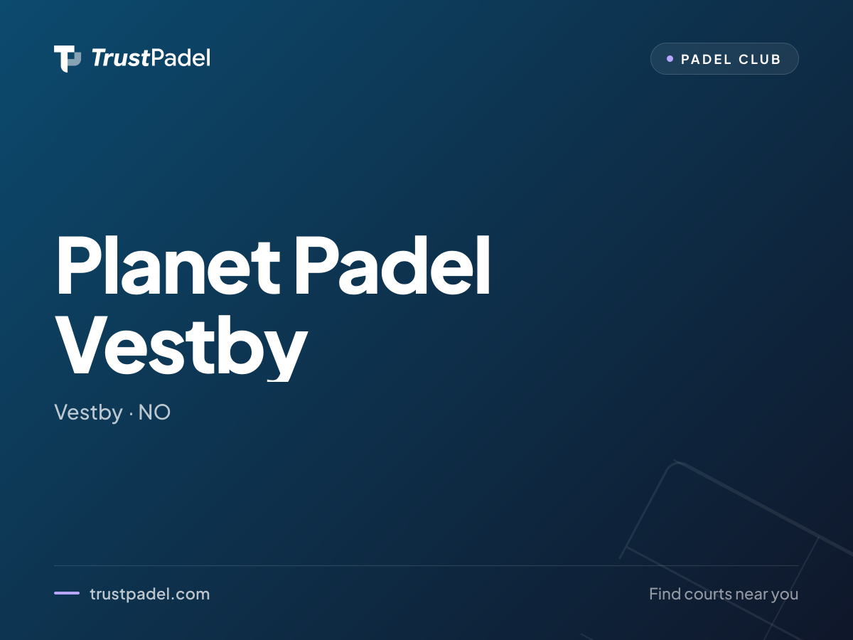 Planet Padel Vestby padel club
