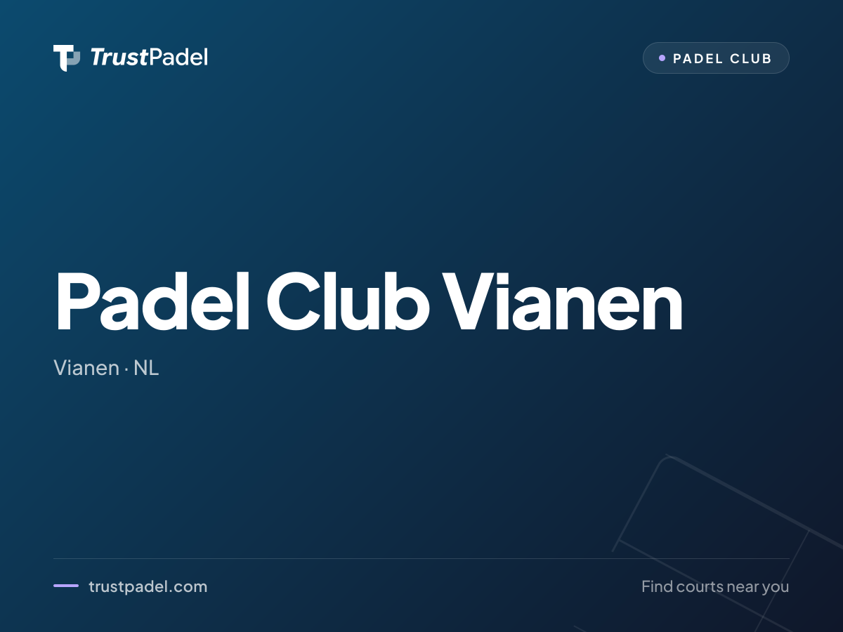 Padel Club Vianen padel club