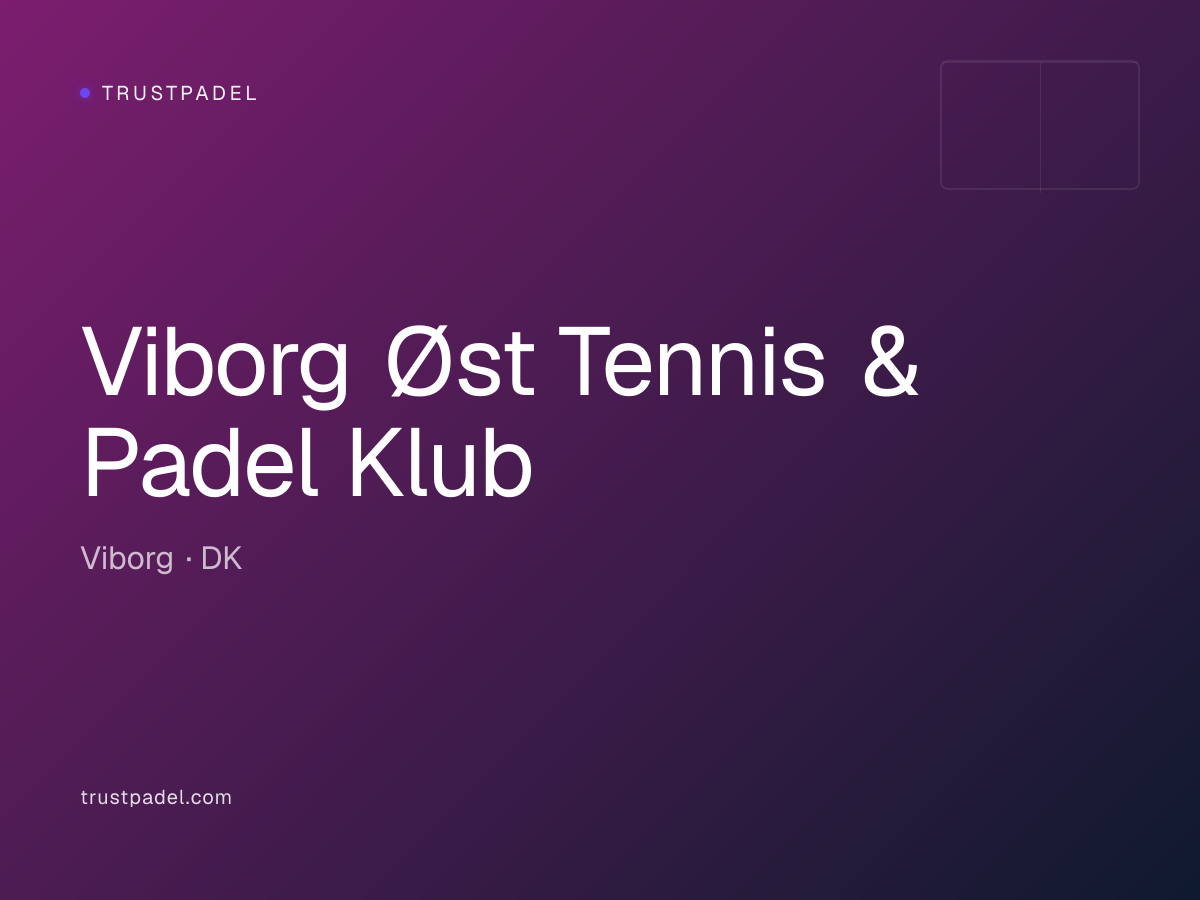 Viborg Øst Tennis & Padel Klub padel club