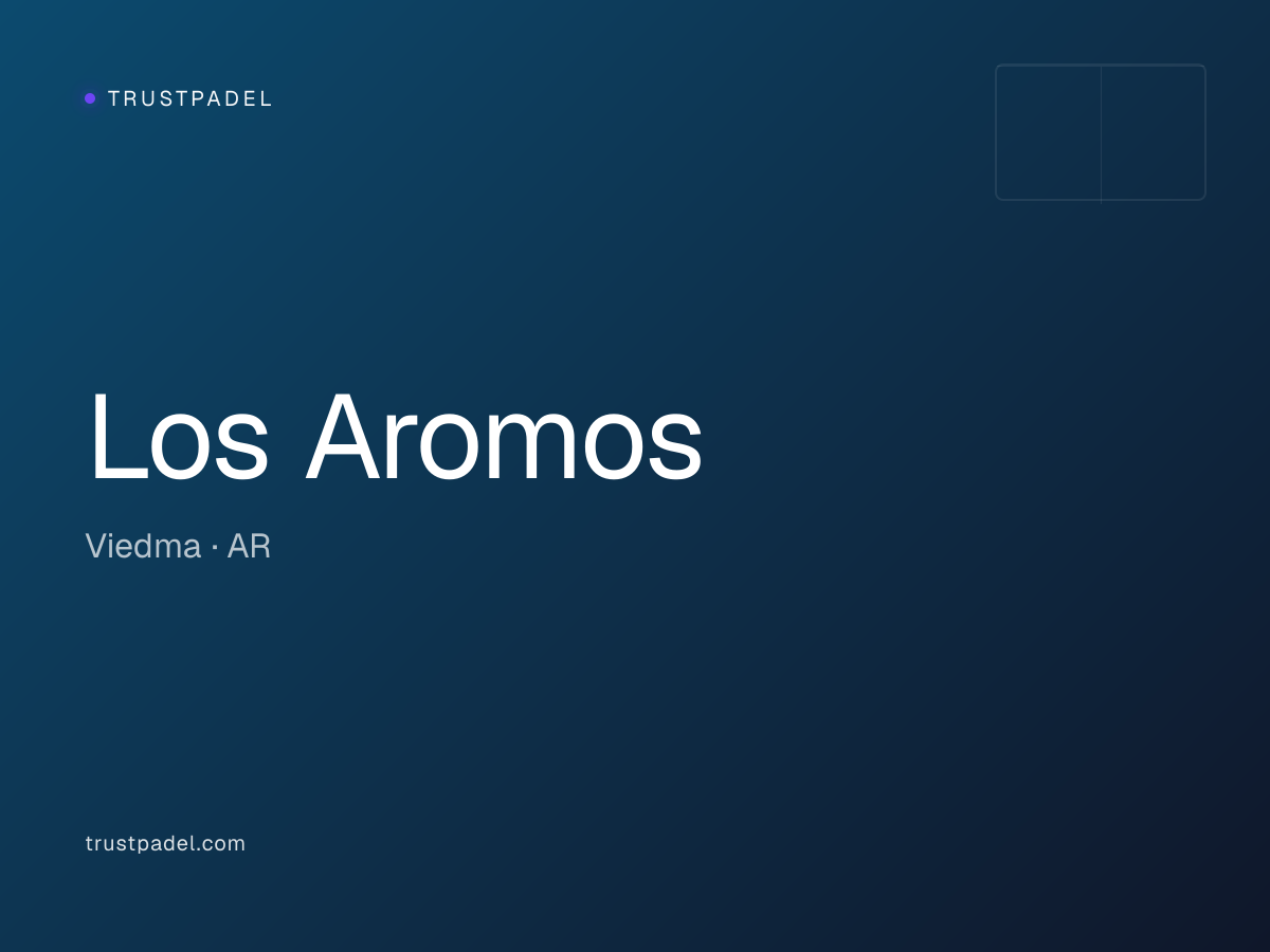 Los Aromos padel club