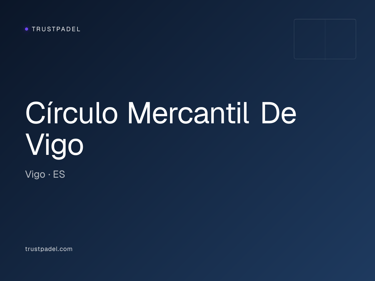Círculo Mercantil De Vigo padel club