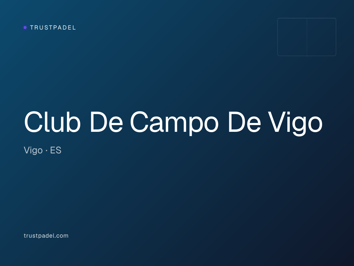 Club De Campo De Vigo padel club