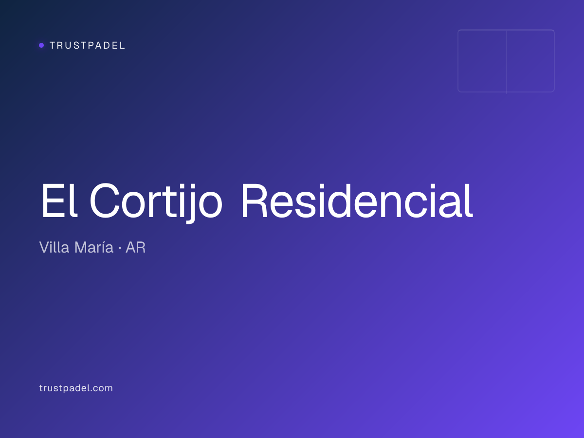 El Cortijo Residencial padel club