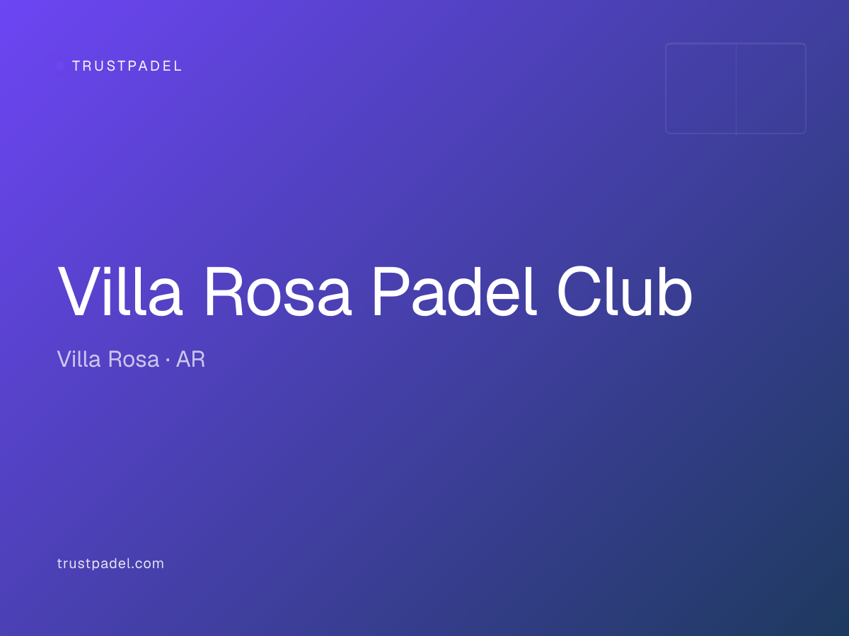 Villa Rosa Padel Club padel club