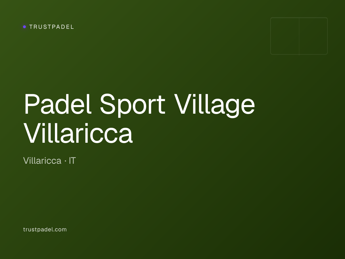 Padel Sport Village Villaricca padel club