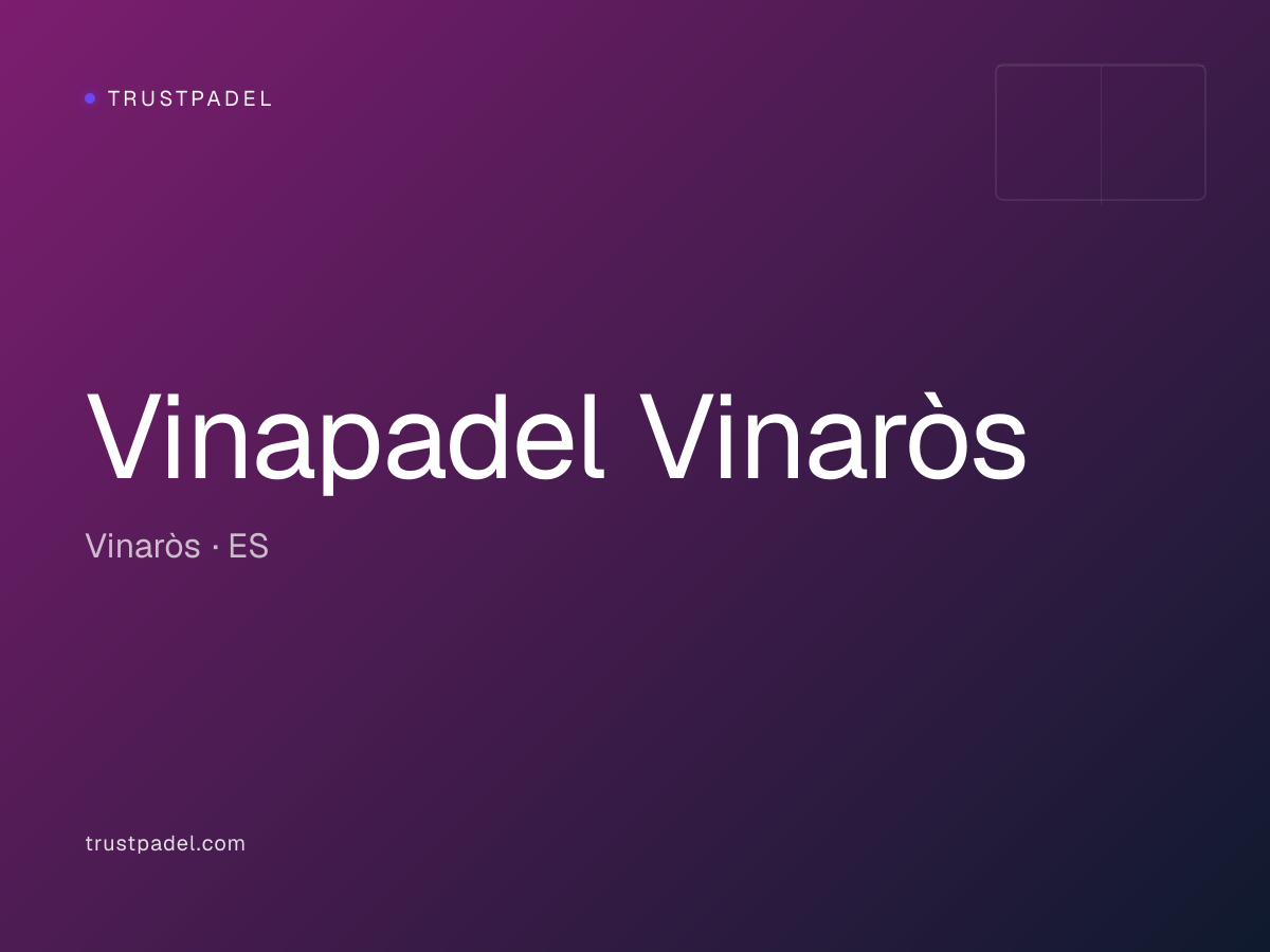 Vinapadel Vinaròs padel club