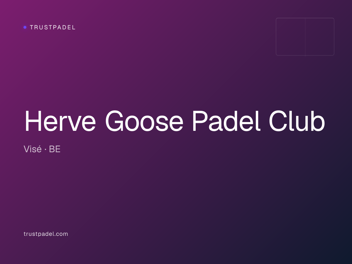Herve Goose Padel Club padel club