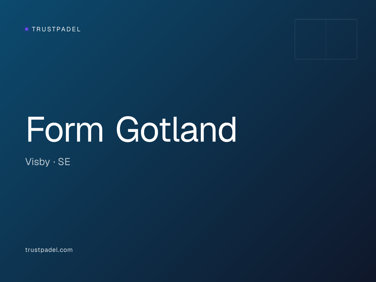 Form Gotland padel club