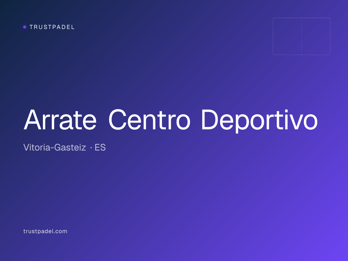 Arrate Centro Deportivo padel club