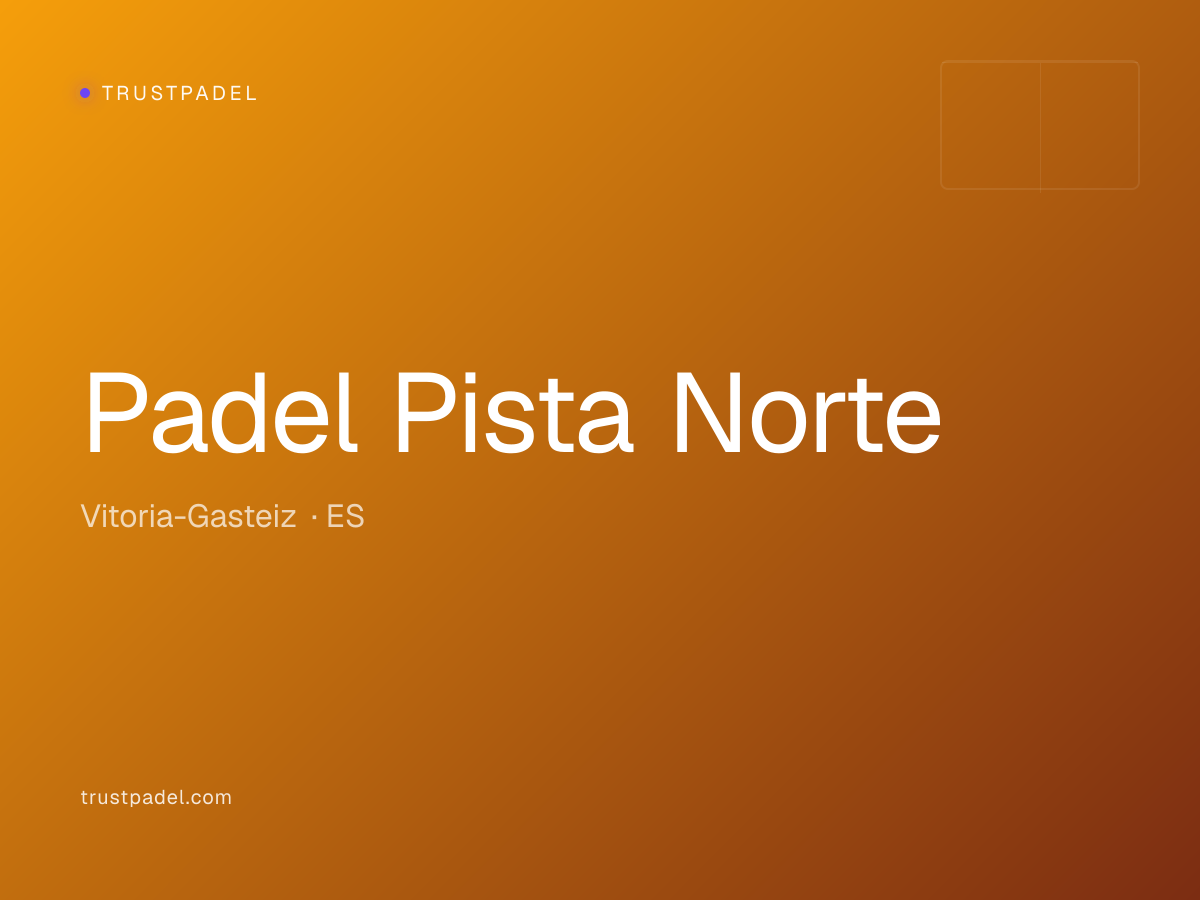 Padel Pista Norte padel club