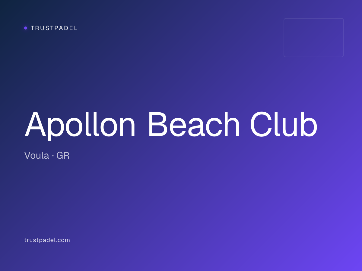 Apollon Beach Club padel club