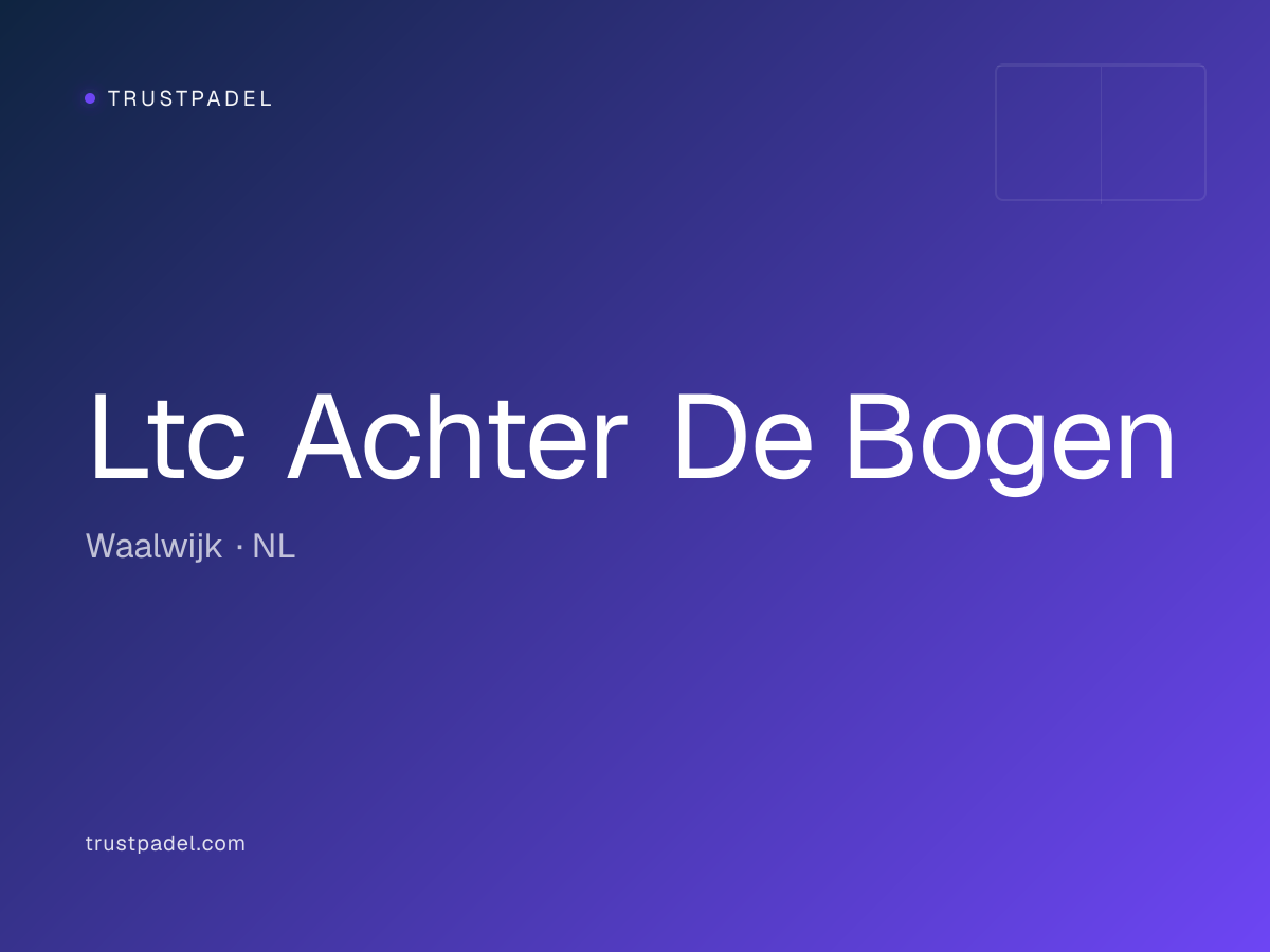 Ltc Achter De Bogen padel club