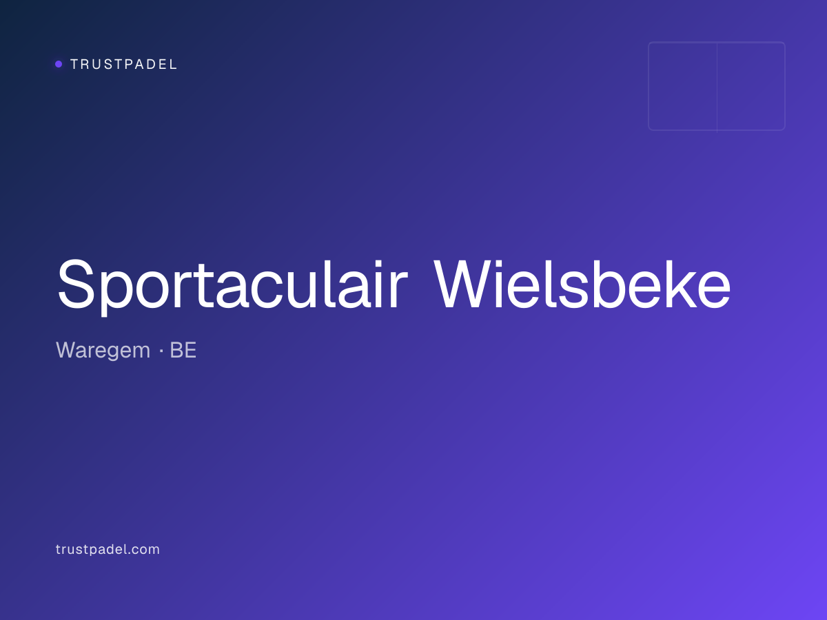 Sportaculair Wielsbeke padel club