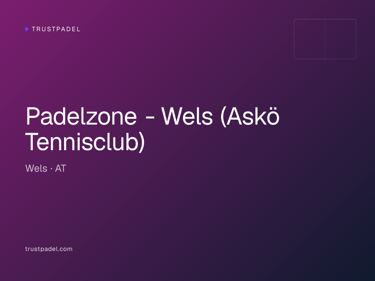 Padelzone - Wels (Askö Tennisclub) padel club