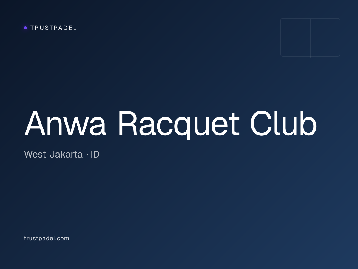Anwa Racquet Club padel club