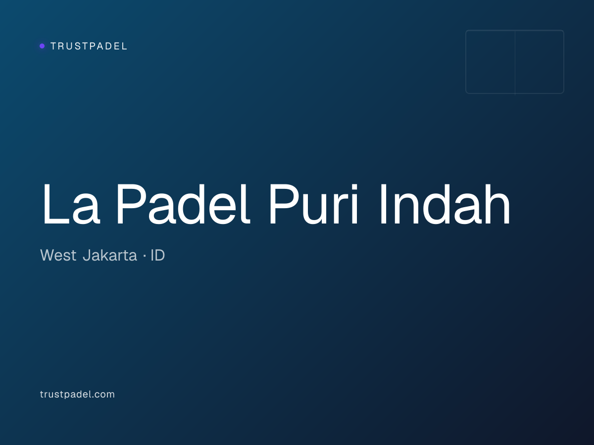 La Padel Puri Indah padel club