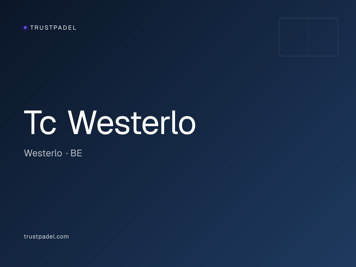 Tc Westerlo padel club