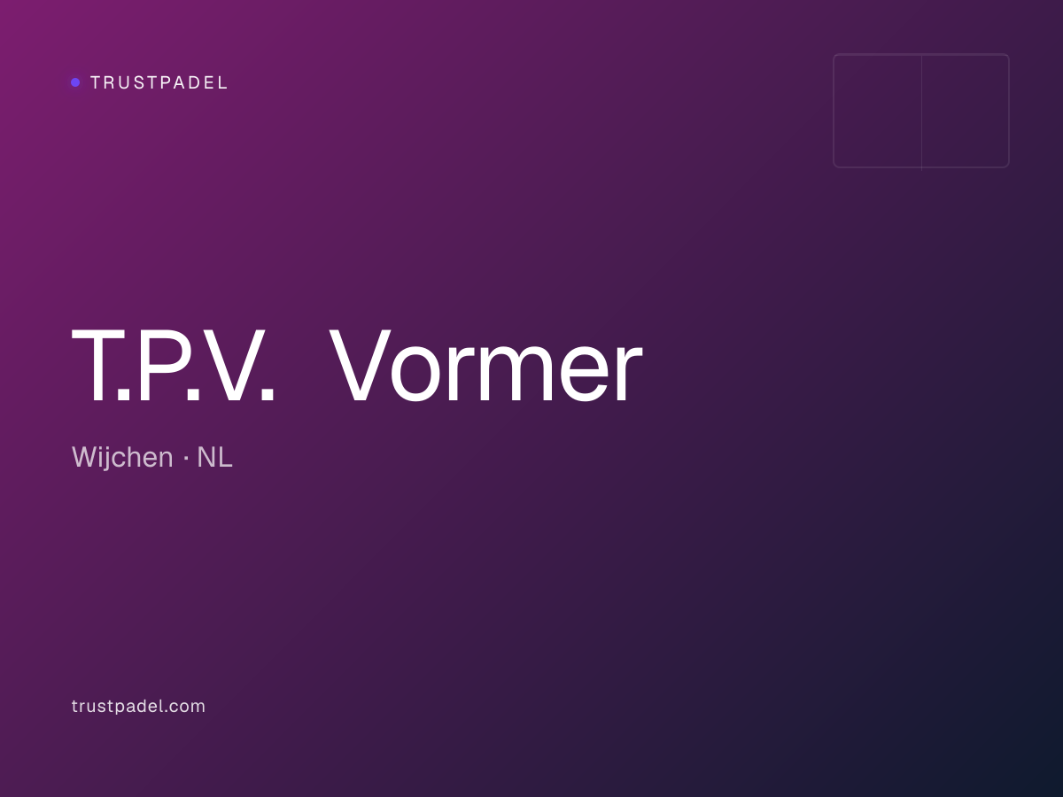 T.P.V. Vormer padel club