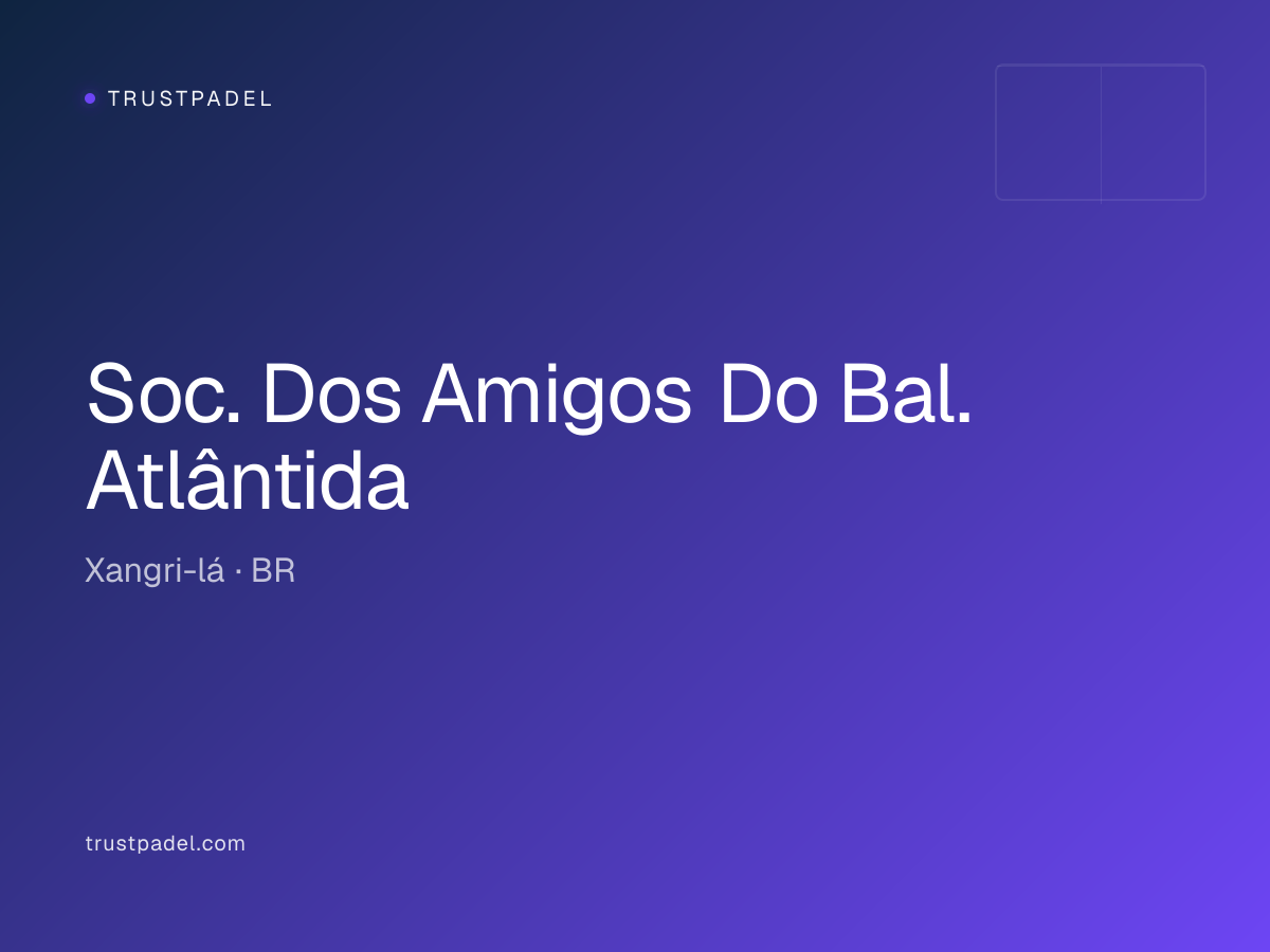 Soc. Dos Amigos Do Bal. Atlântida padel club