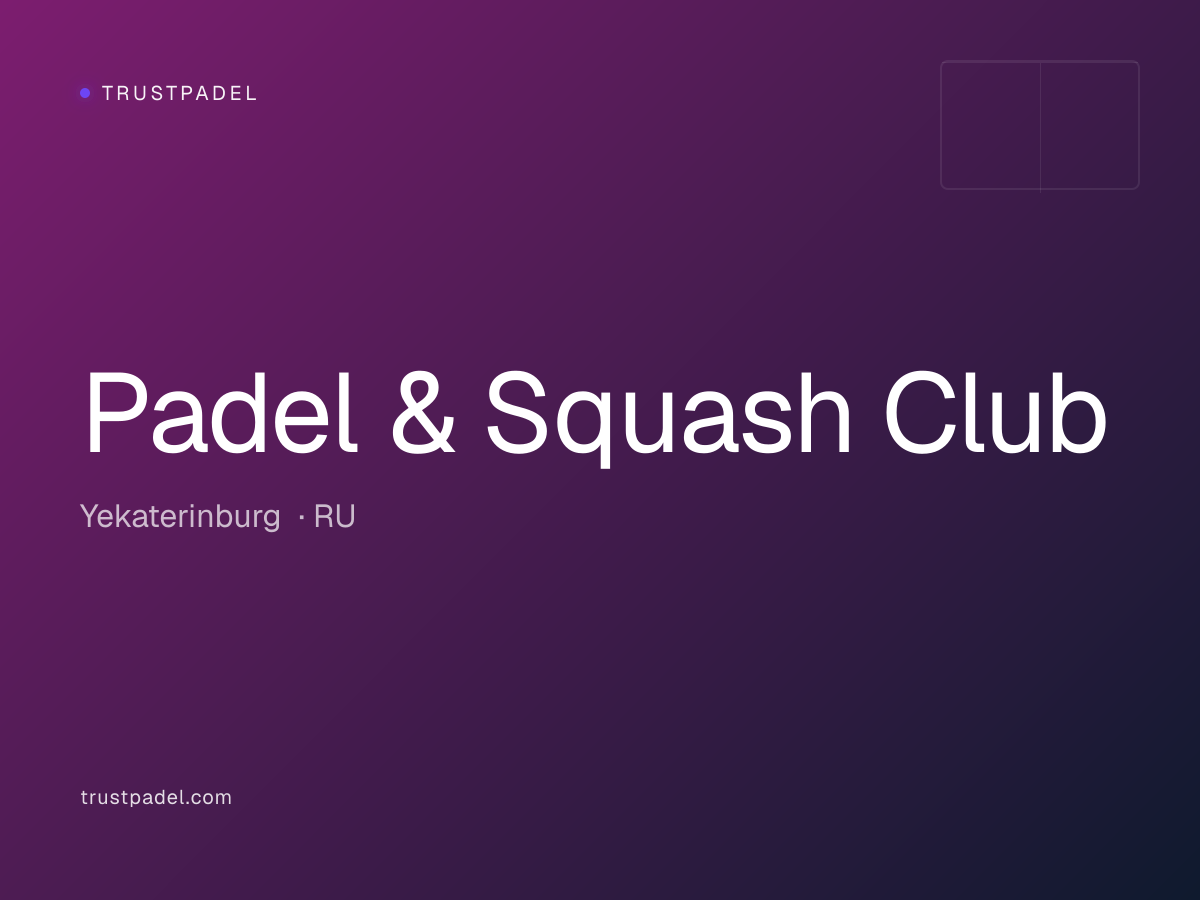 Padel & Squash Club padel club