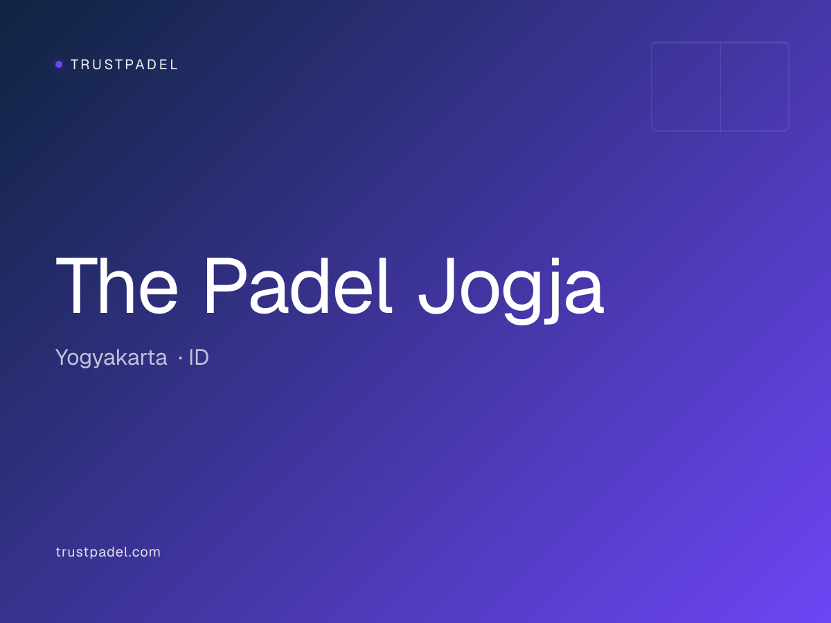 The Padel Jogja padel club