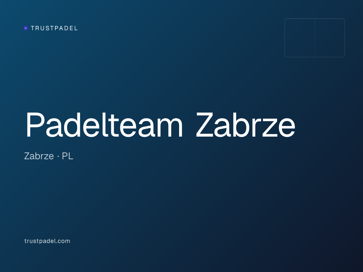 Padelteam Zabrze padel club