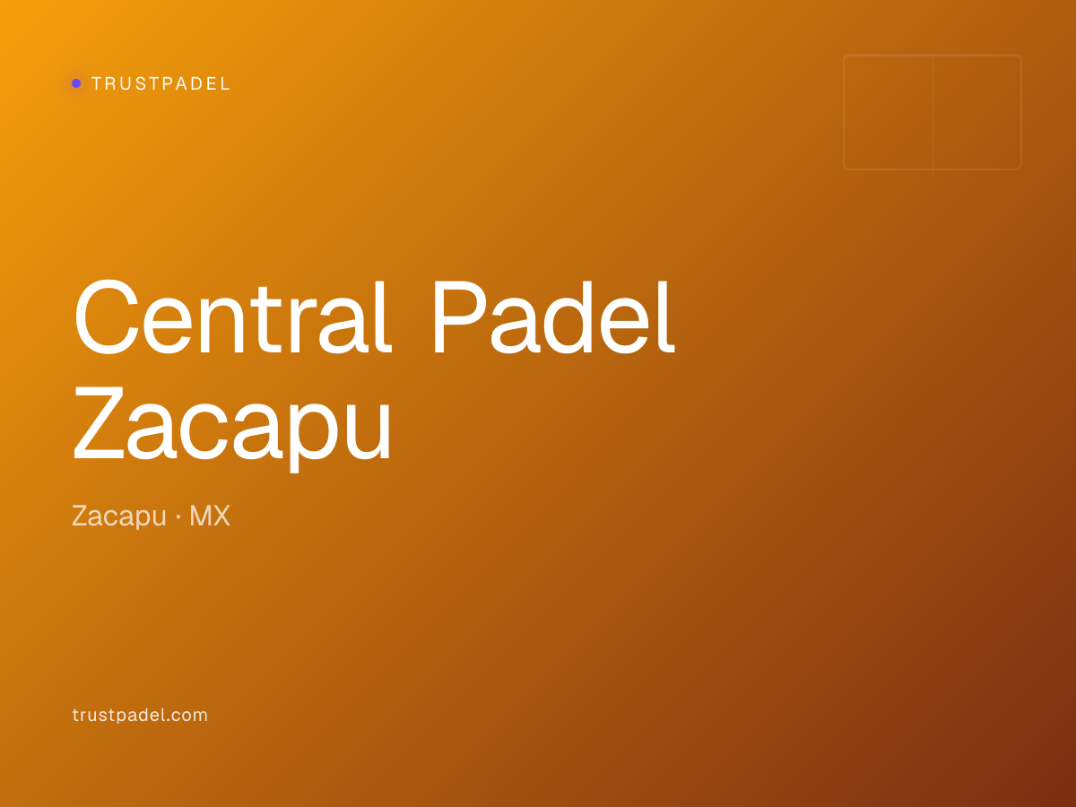 Central Padel Zacapu padel club