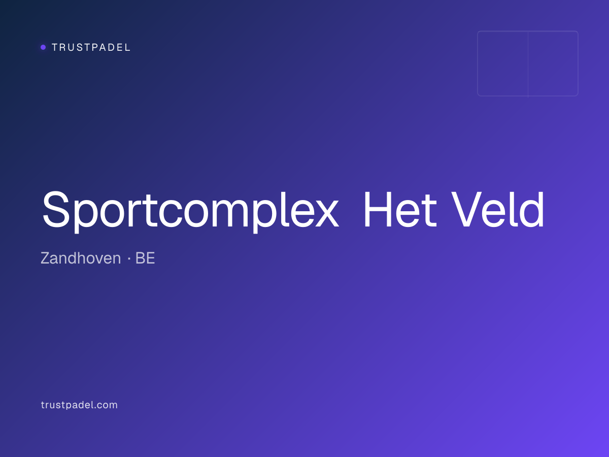 Sportcomplex Het Veld padel club