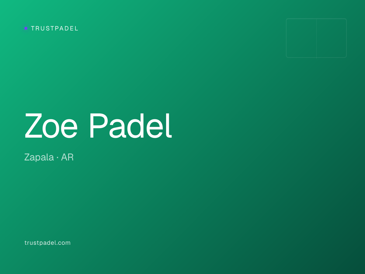 Zoe Padel padel club