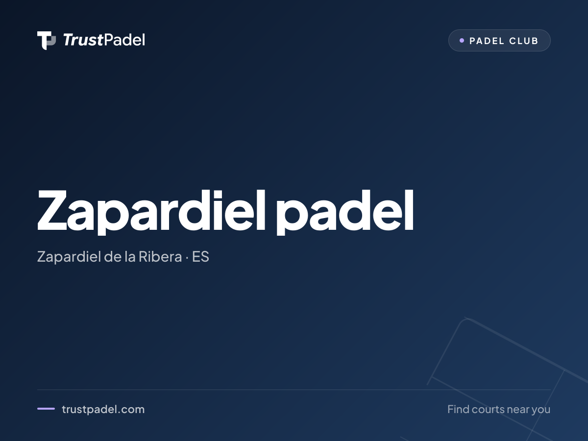 Zapardiel padel padel club