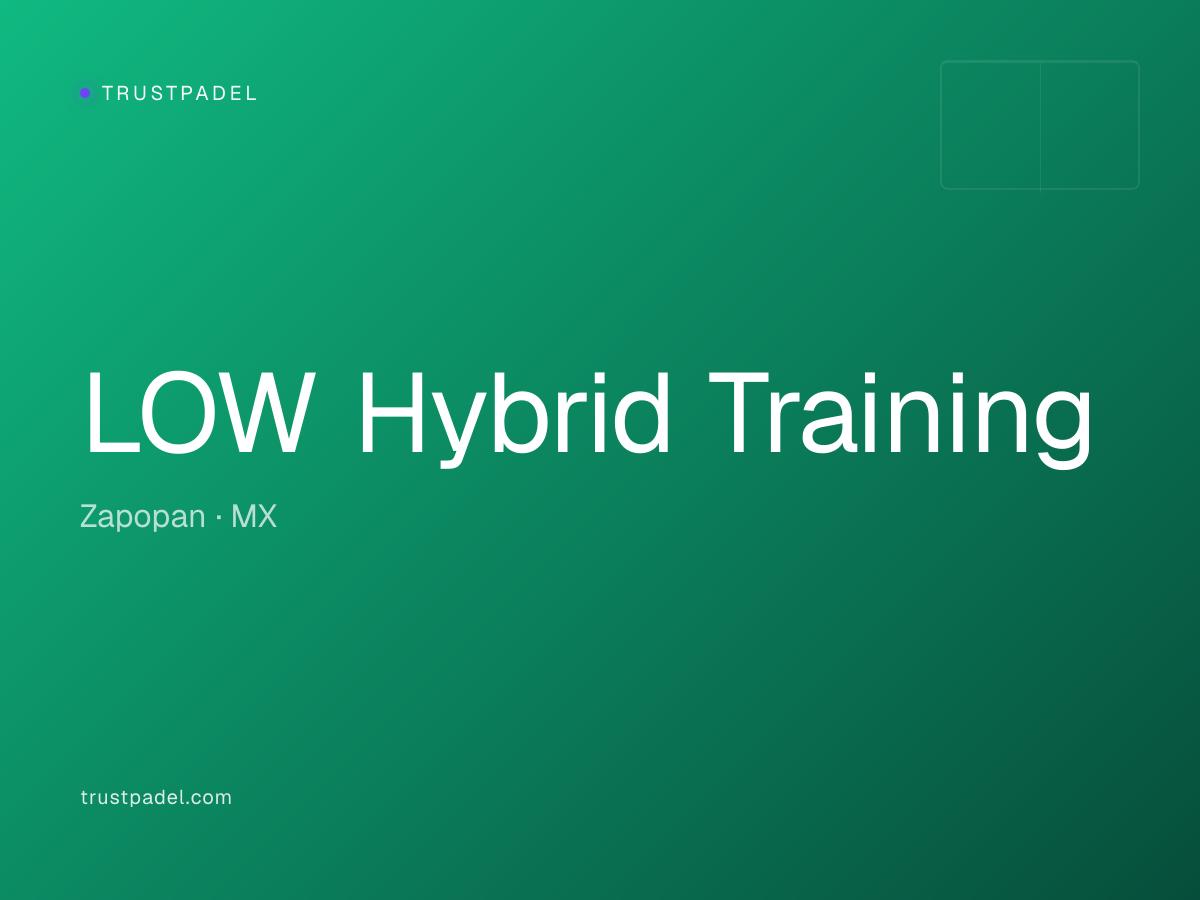LOW Hybrid Training padel club